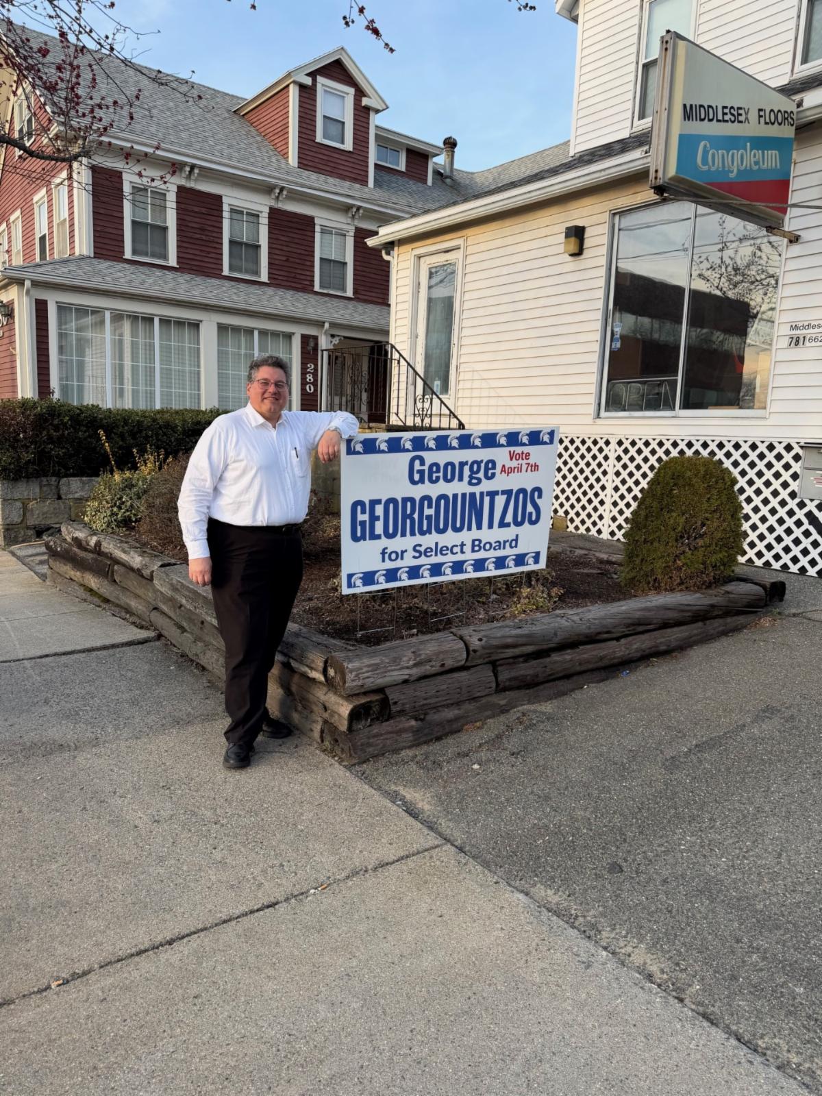 Vote Tomorrow April 7th for George for Select Board