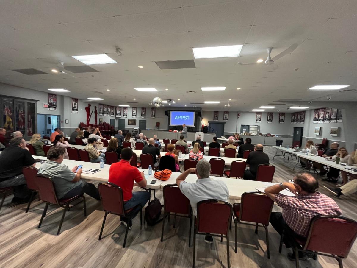 Attendees at the FSC Central Chapter meeting and annual BBQ. 