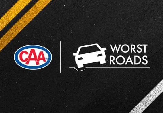 CAA Worst Roads campaign logo.