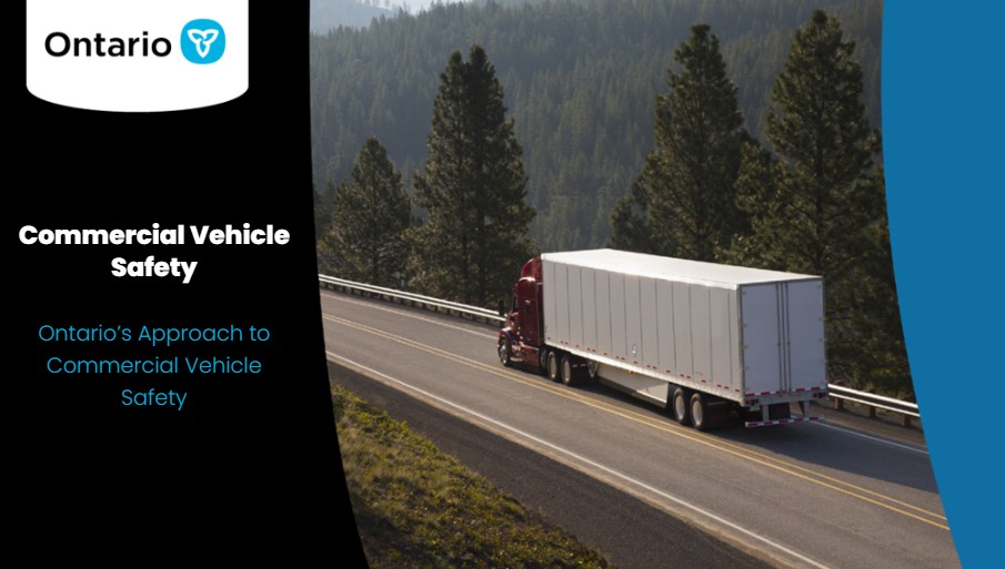 Ministry of Transportation's commercial vehicle safety videos