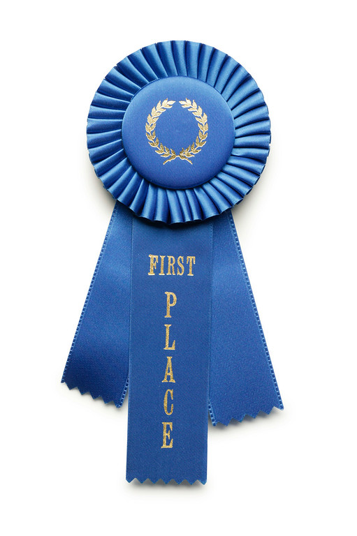 A first place ribbon.