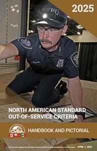 The cover of the North American Standard Out-of-Service Criteria handbook.
