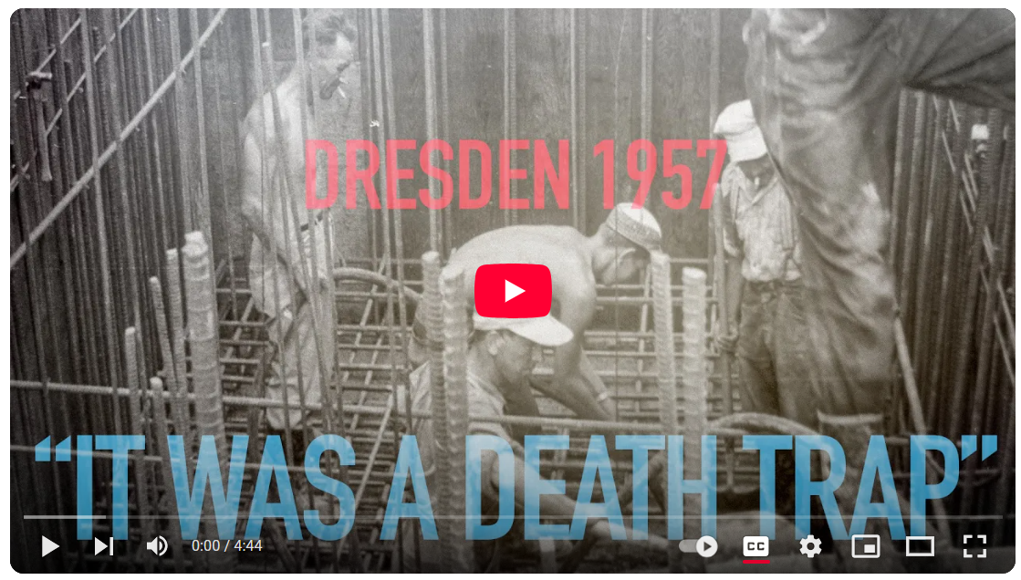 The trailer for the film Dresden 1957