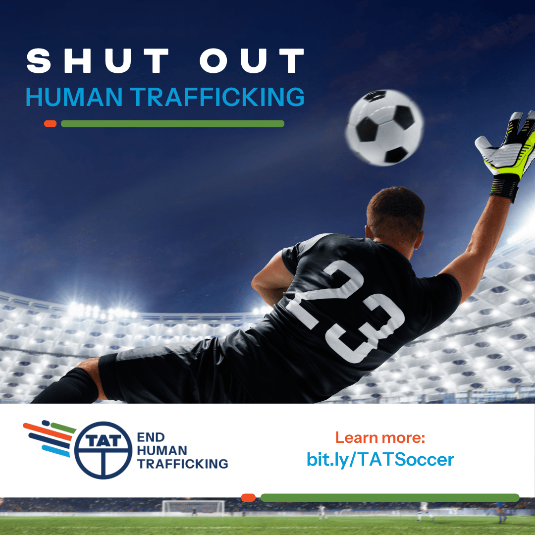 One of the new resources that Truckers Against Trafficking released ahead of major sports events.