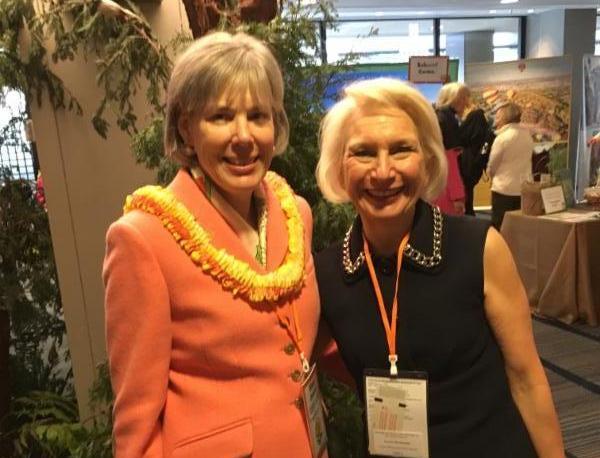 GCA Annual Meeting Chair Missy Jensen with Lenore.