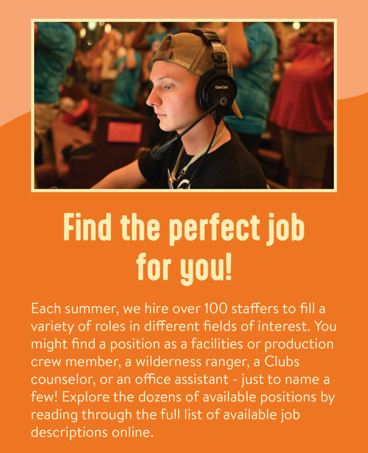 Find the summer job of your dreams