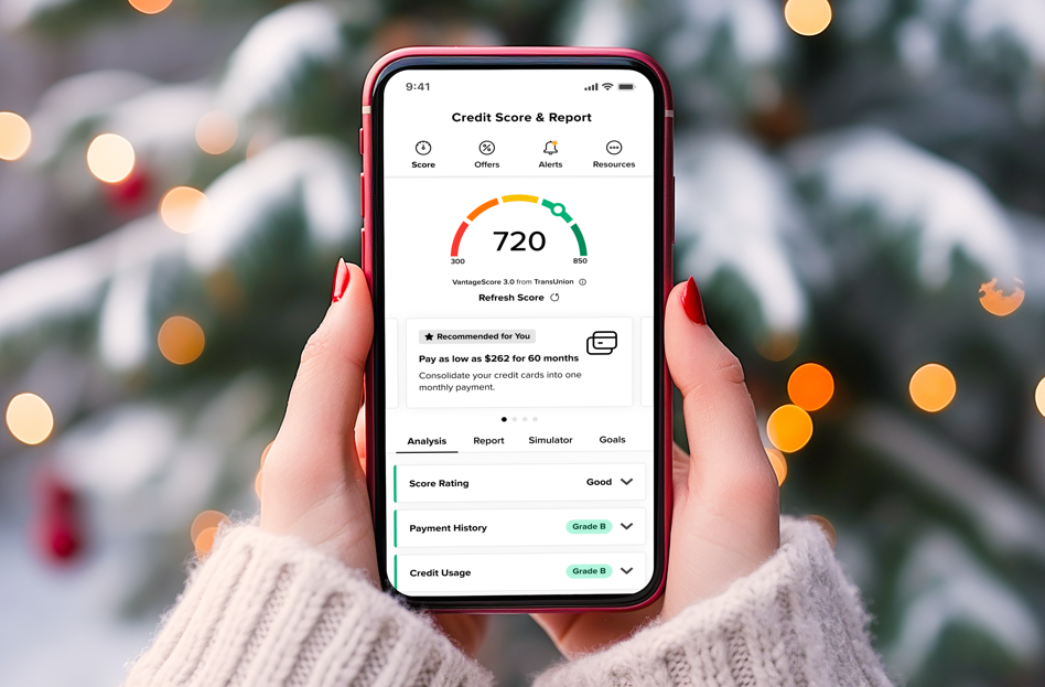 Credit Score on phone