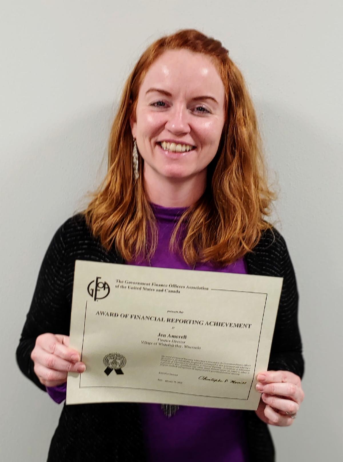 New DPW Job Openings, Village Receives CAFR Award, February Bay Leaves