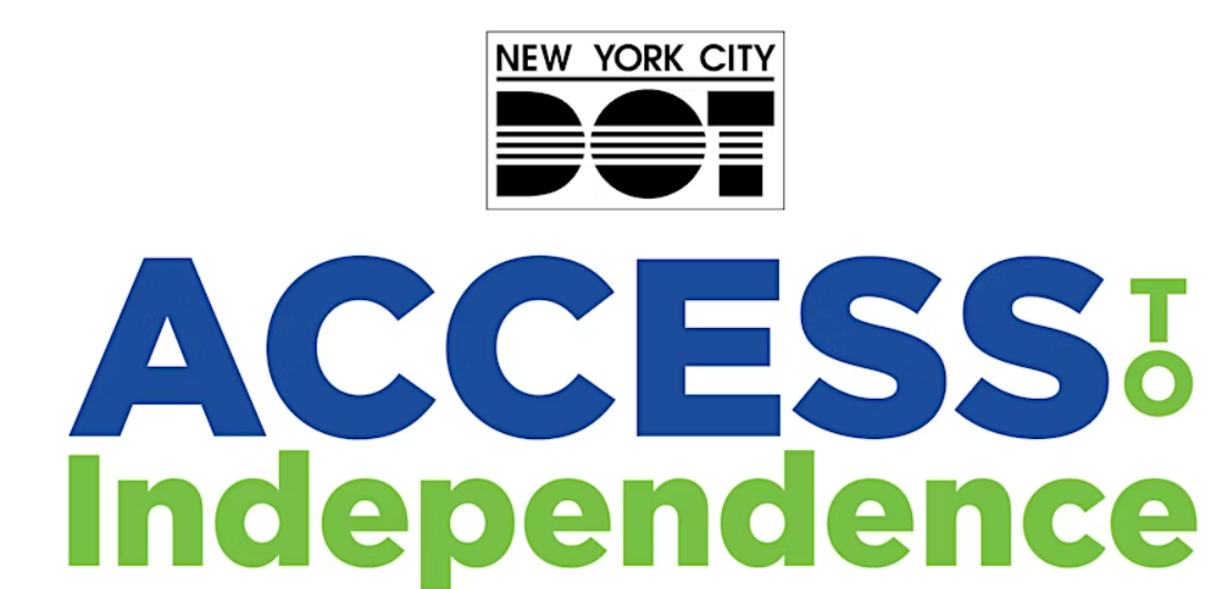 The Access to Independence logo in blue and green. 