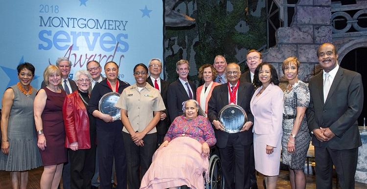 Montgomery Serves Awards winners & presenters