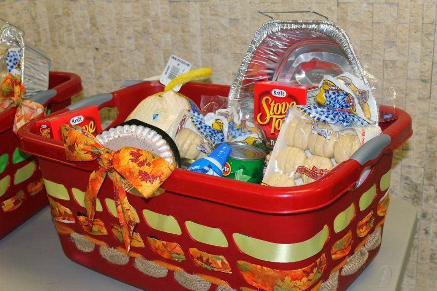 Thanksgiving food basket