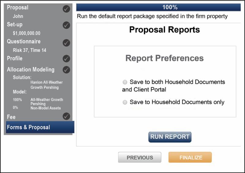 Hanlon Investment Management Advisory Proposal Reports made EASY!