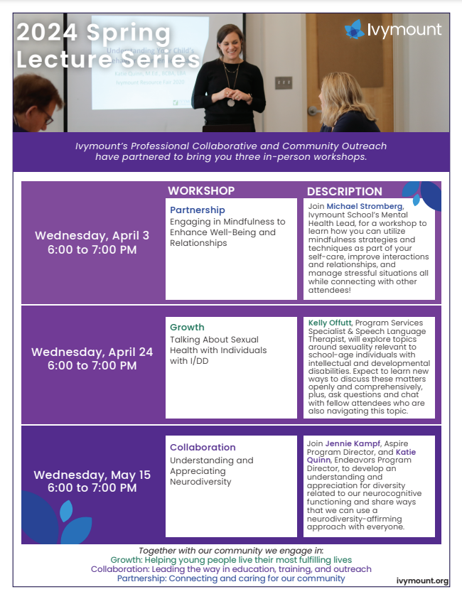 2024 Spring Workshop Series