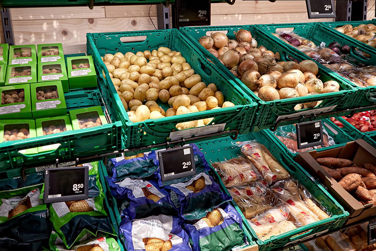 Potatoes ready for sell
