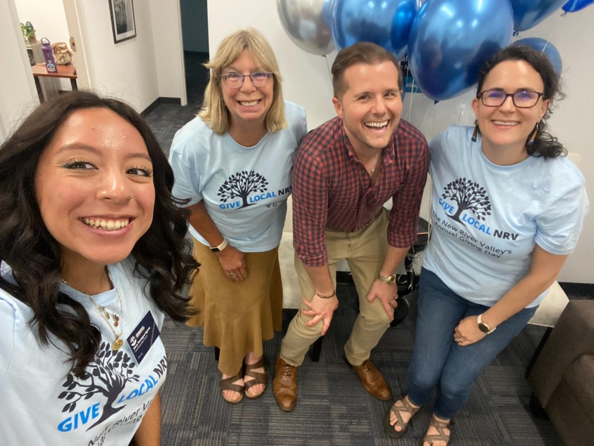 CFNRV and Lyric team members celebrate the 2024 Giving Day