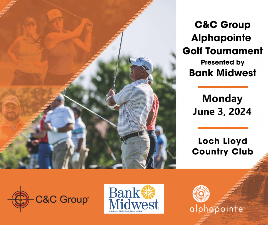 C&C Group Alphapointe Golf Tournament Presented by Bank Midwest 