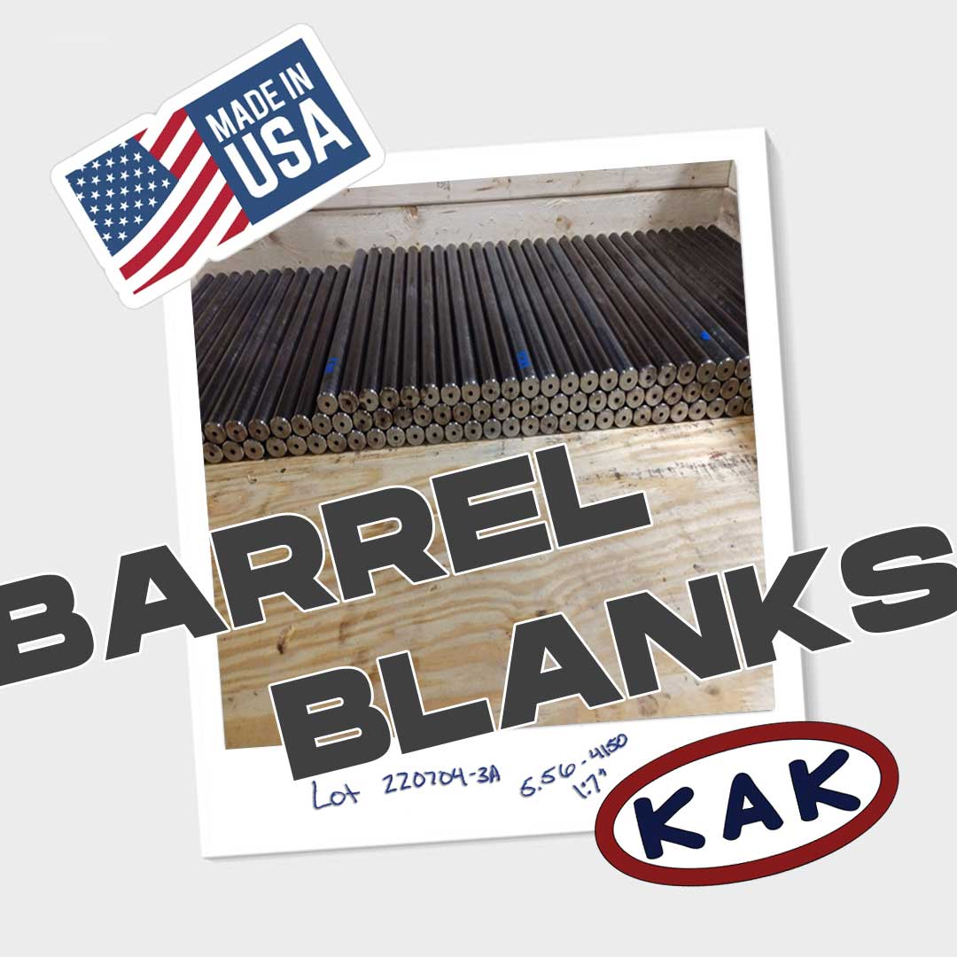 INTRODUCING KAK INDUSTRY'S STRESS RELIEVED BARREL BLANKS! Kak Industry