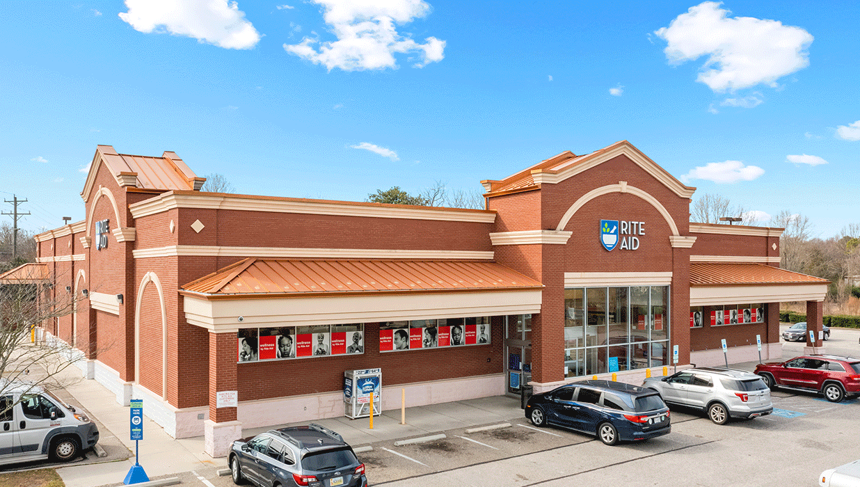 Rite Aid Hayes, VA Abs Net l 3.8M l 7.65 CAP l Recent 10 Yr