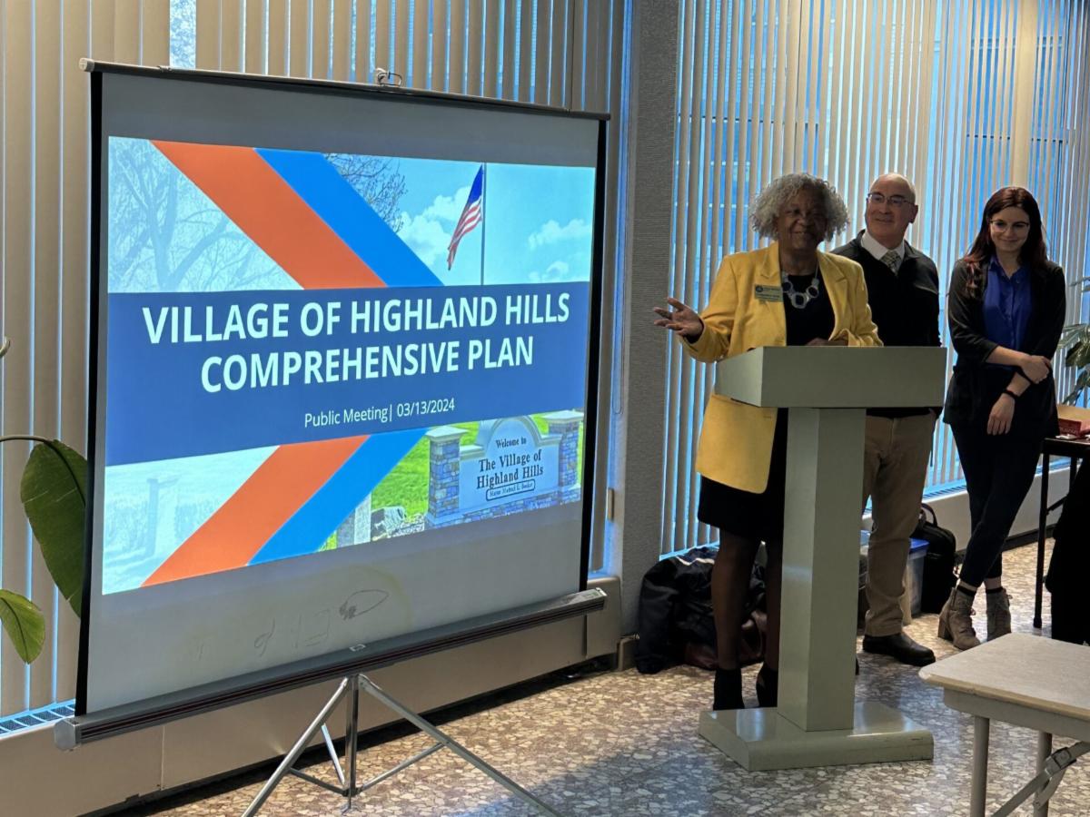 Highland Hills Comprehensive Plan public meeting