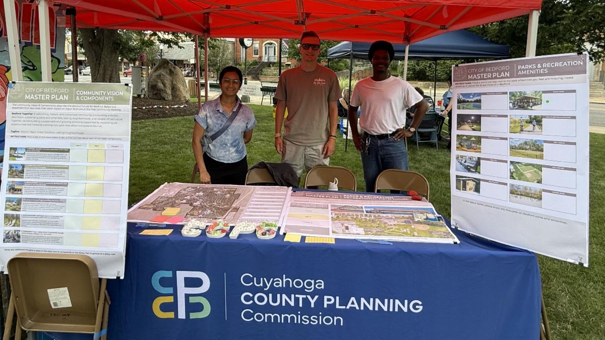 County Planning staff collected community input at Bedford's Liberty Days festival