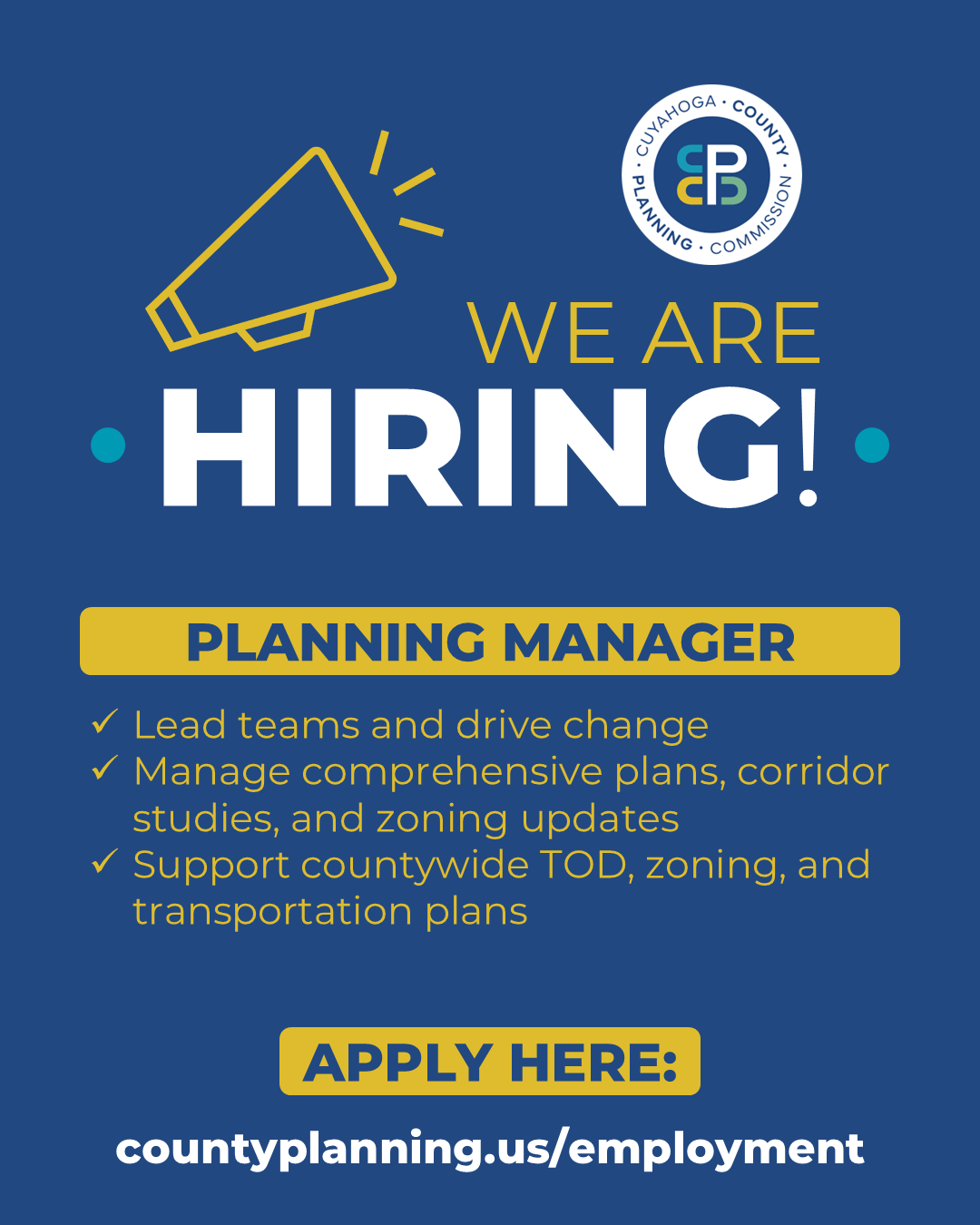 We're hiring!