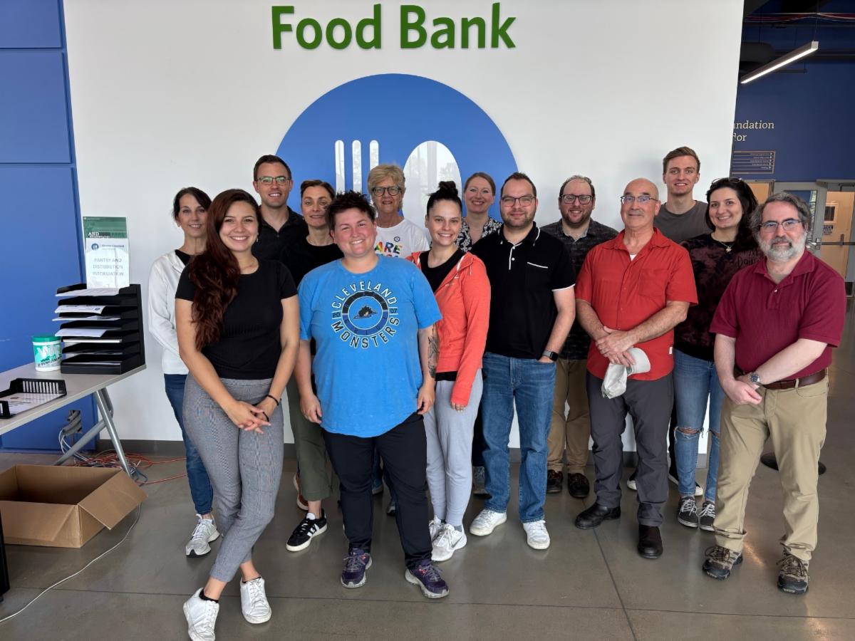 County Planning staff volunteering at the Food Bank
