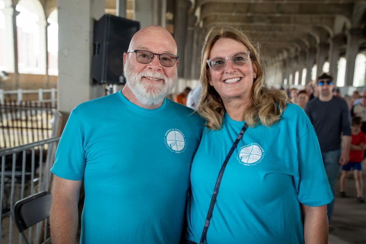 County Planning staff volunteering at the Veterans Memorial Bridge tour