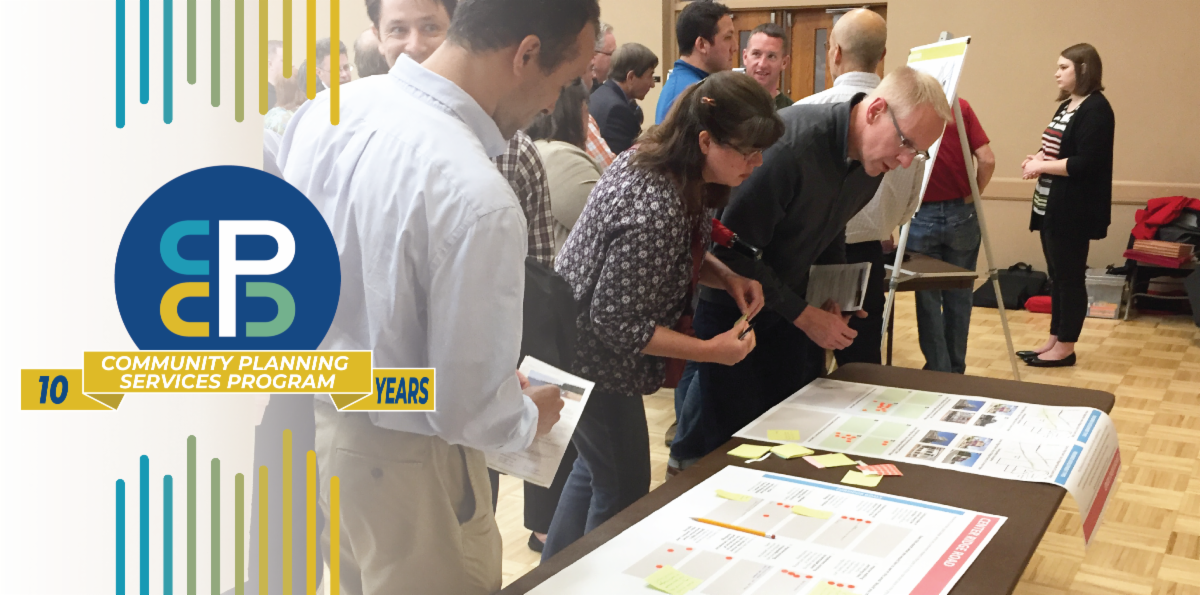 10 years of the Community Planning Services Program