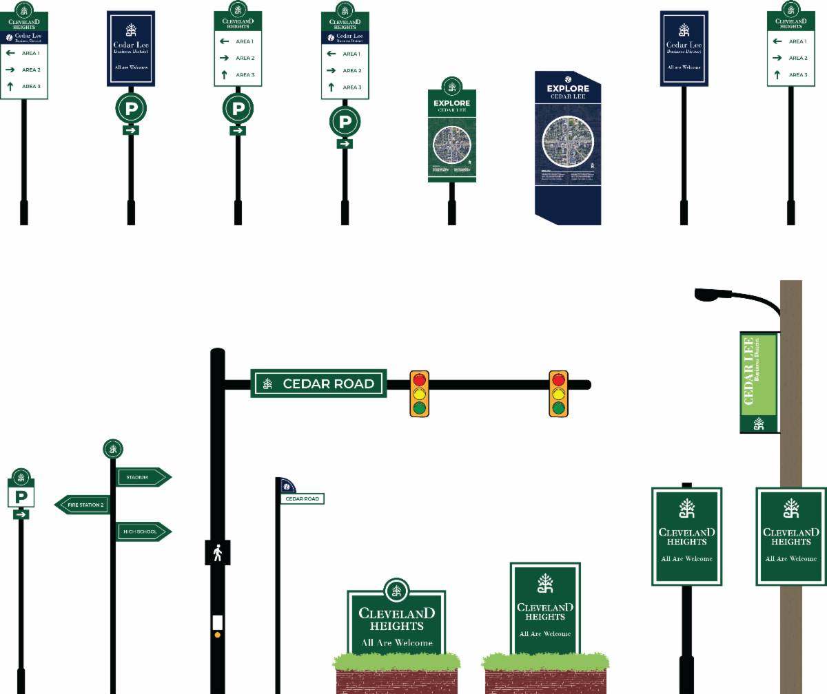 examples of wayfinding signage