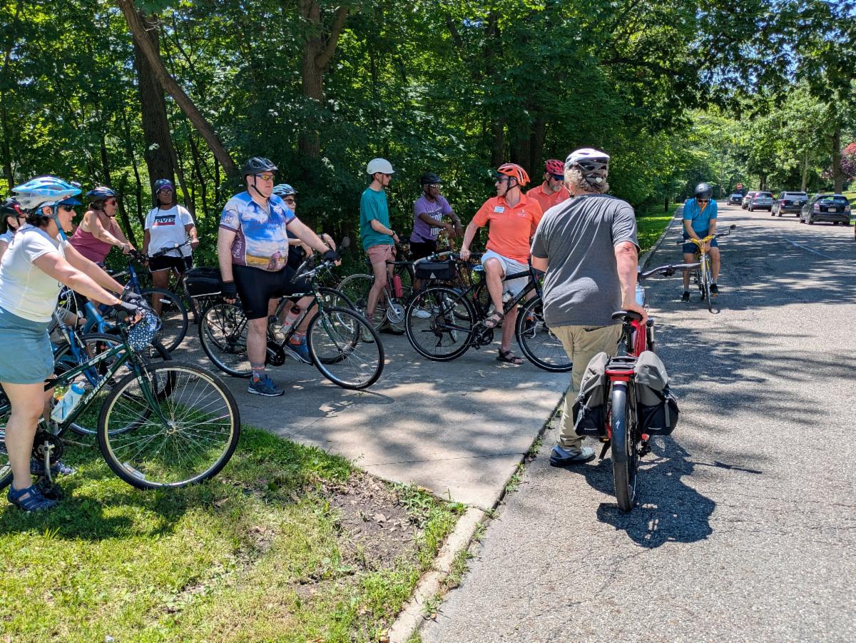 Tri-Heights Bike-with-a-Mayor ride