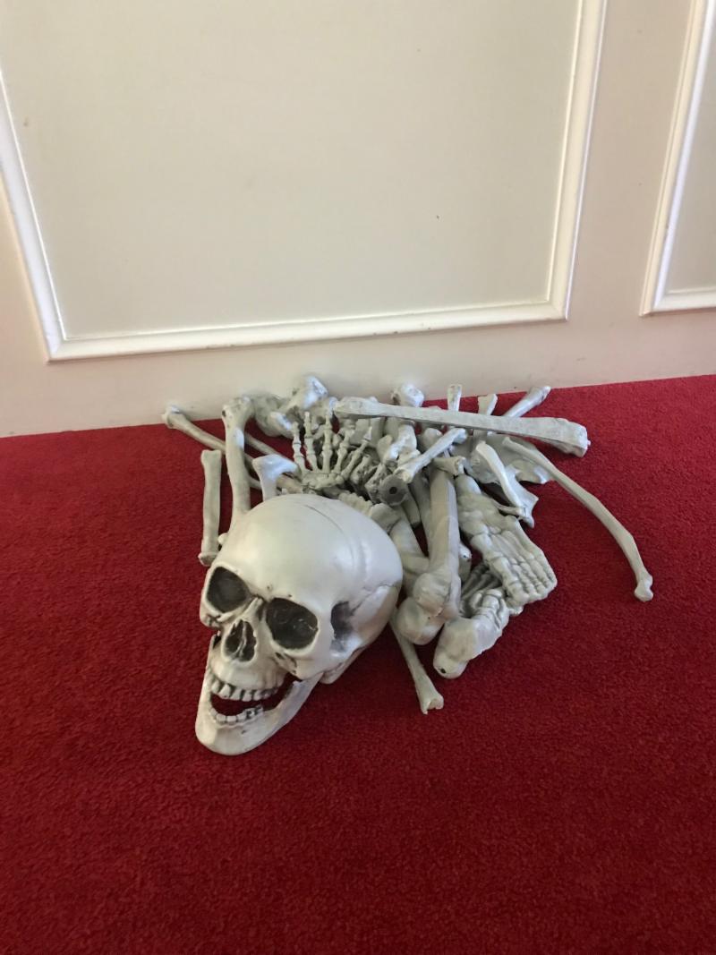 collapsed skeleton