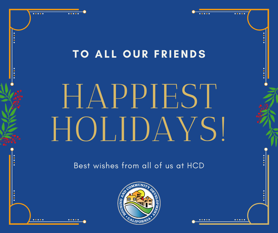 HCD Highlights November 2020 Newsletter