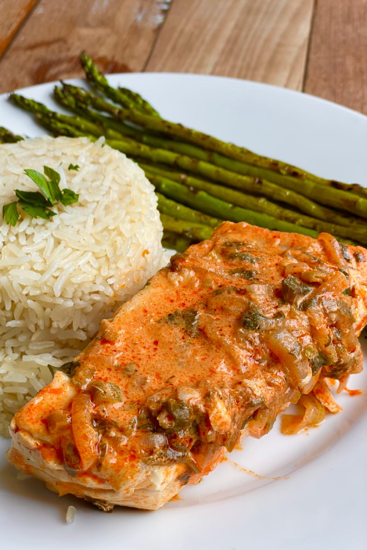 Next Week's Family Dinners Halibut with Coconut Curry Sauce