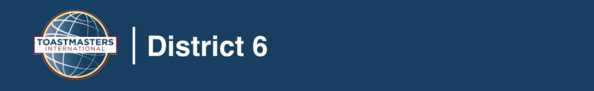 toastmasters district 6 logo