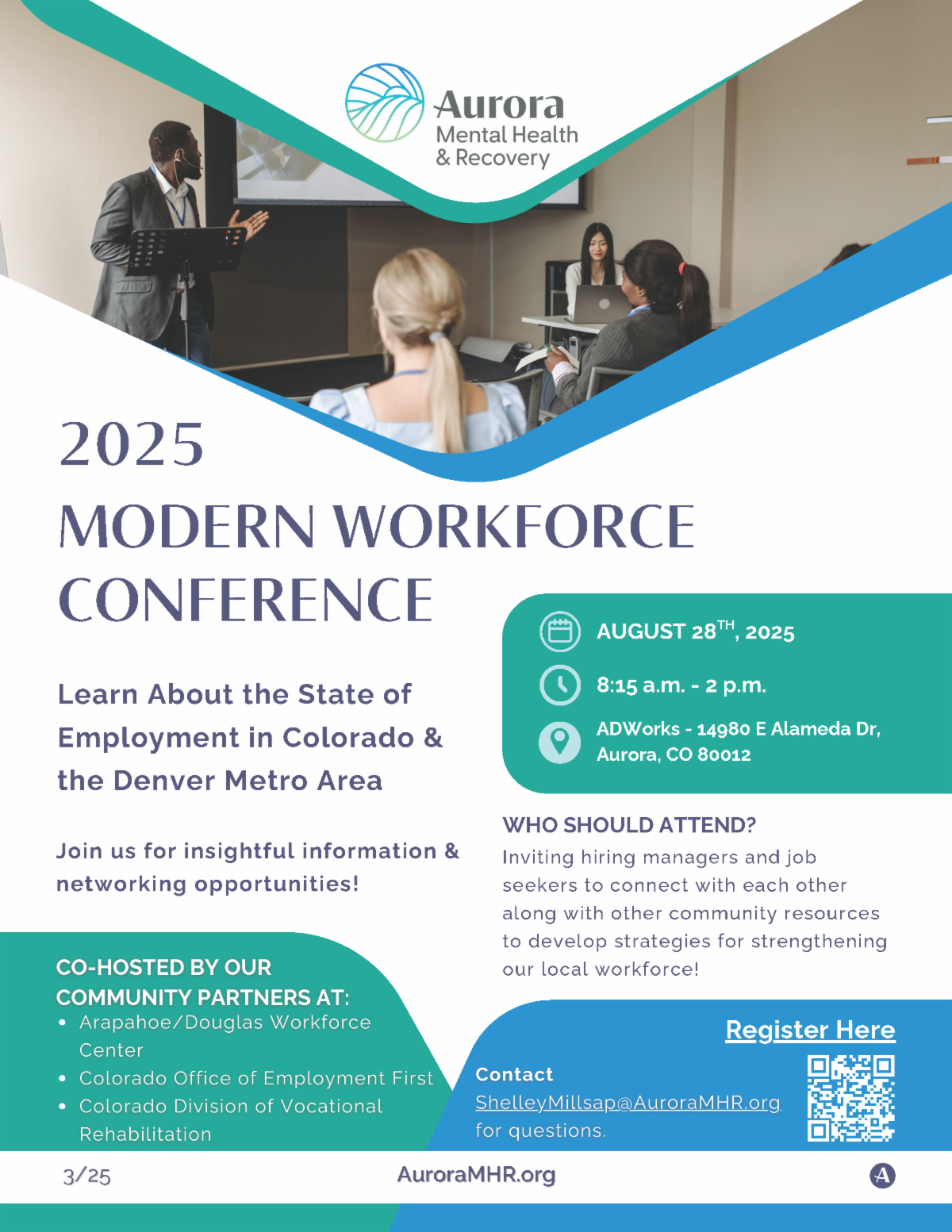 AMHR 2025 Flyer Modern Workforce Conference
