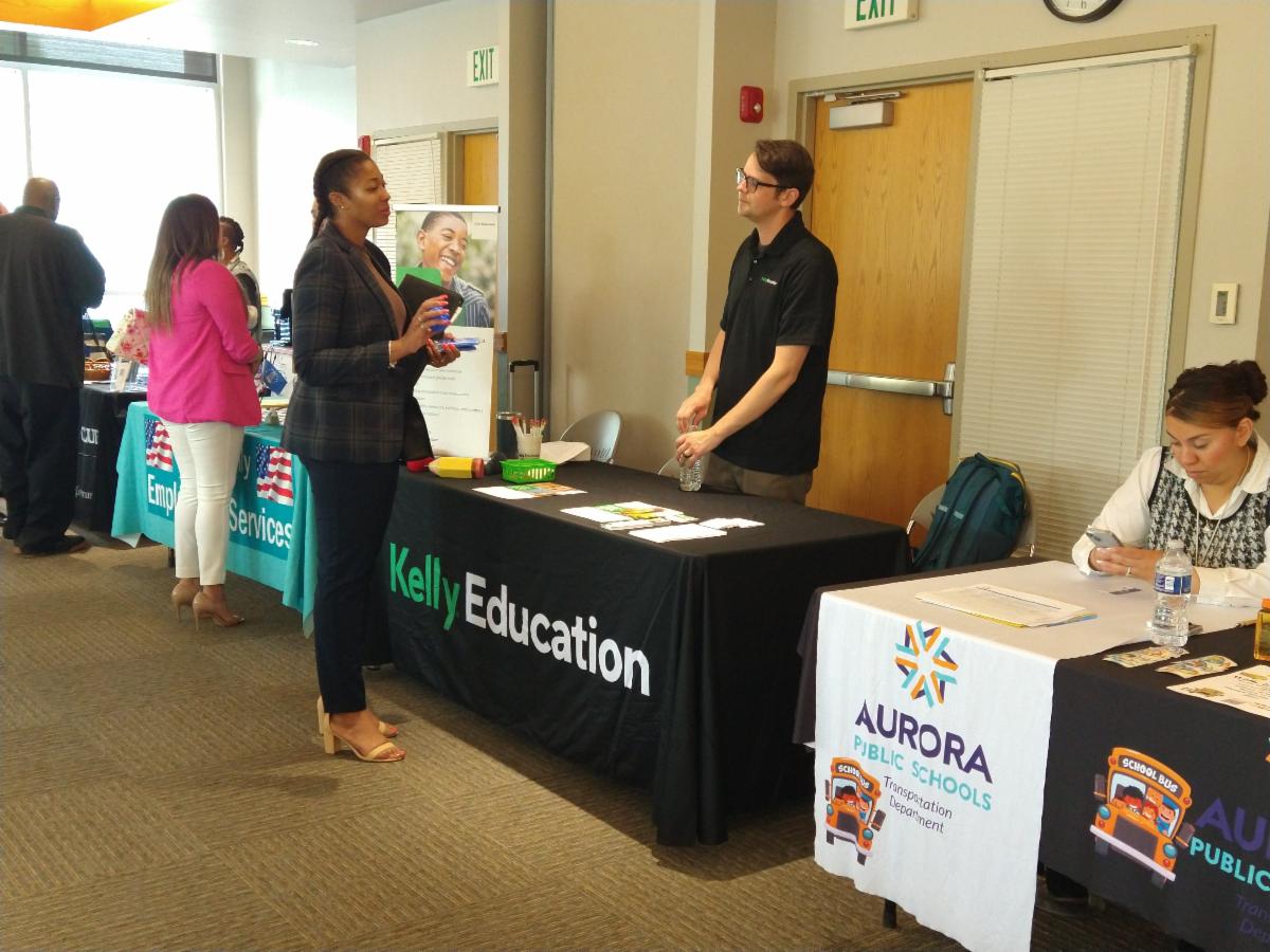 Attendees at May 2025 ADW Programs Career Fair