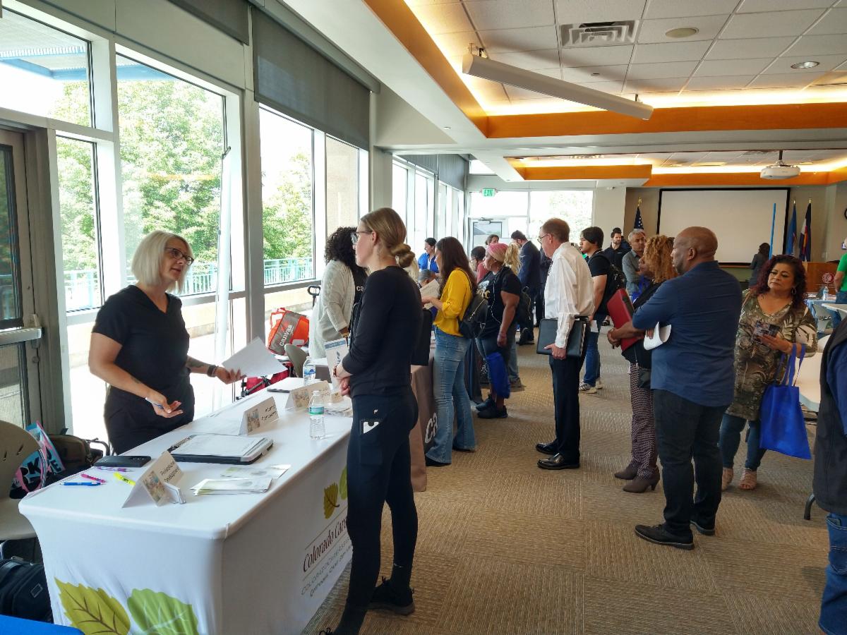 Attendees at May 2025 ADW Programs Career Fair