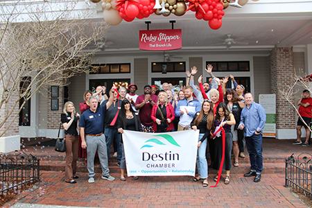 Ruby Slipper Baytowne Wharf Ribbon Cutting