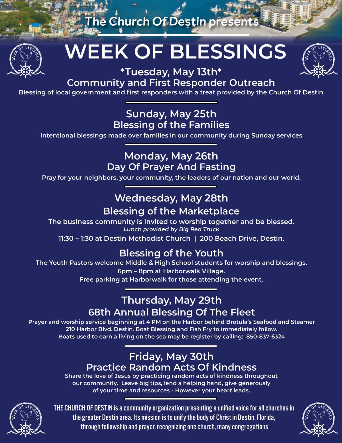 2025 Week of Blessings