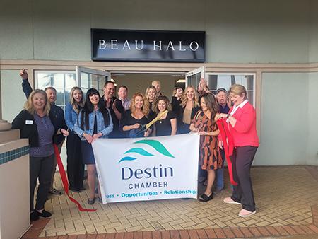 Beau Halo Ribbon Cutting