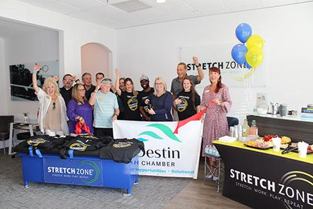 Stretch Zone Ribbon Cutting