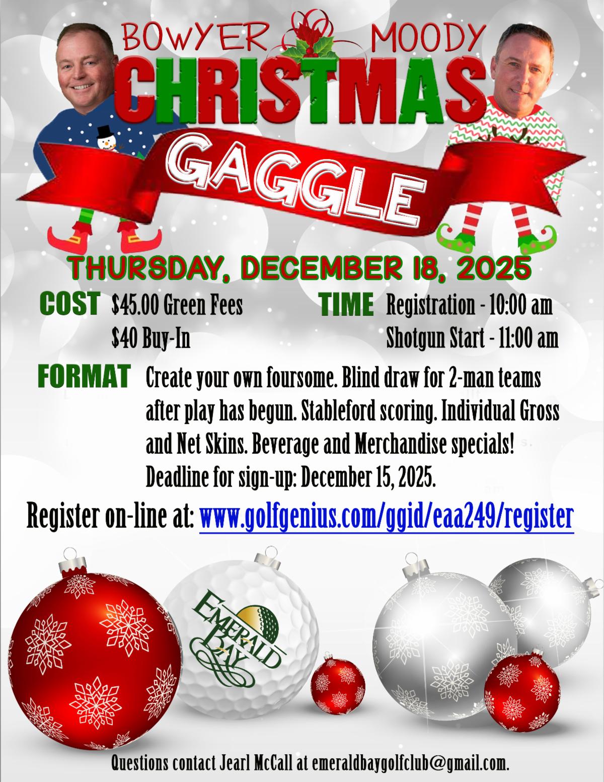 Bowyer - Moody Christmas Gaggle 2025