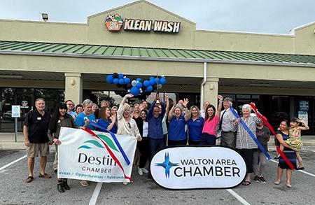 Klean Wash Ribbon Cutting