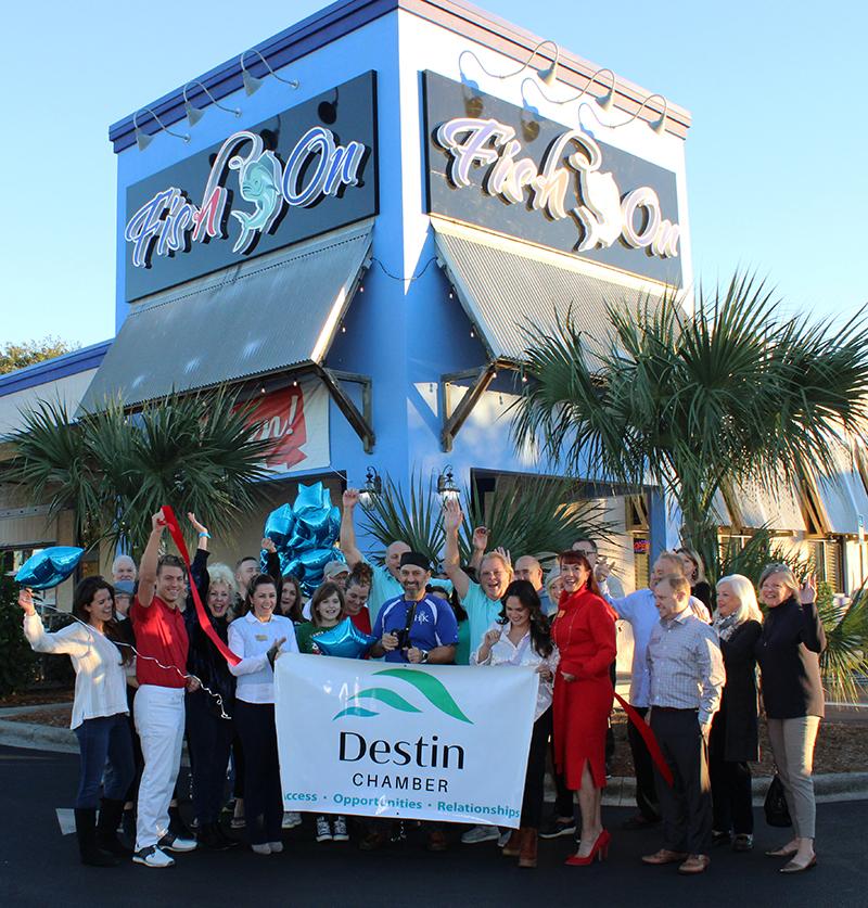 Fish On Seafood House Ribbon Cutting