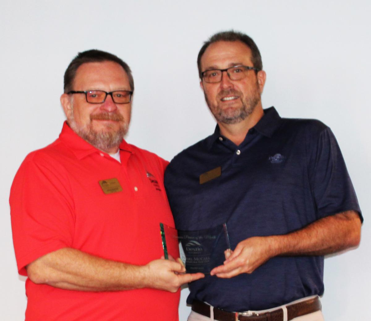 Jearl McCall Business Person of the Month