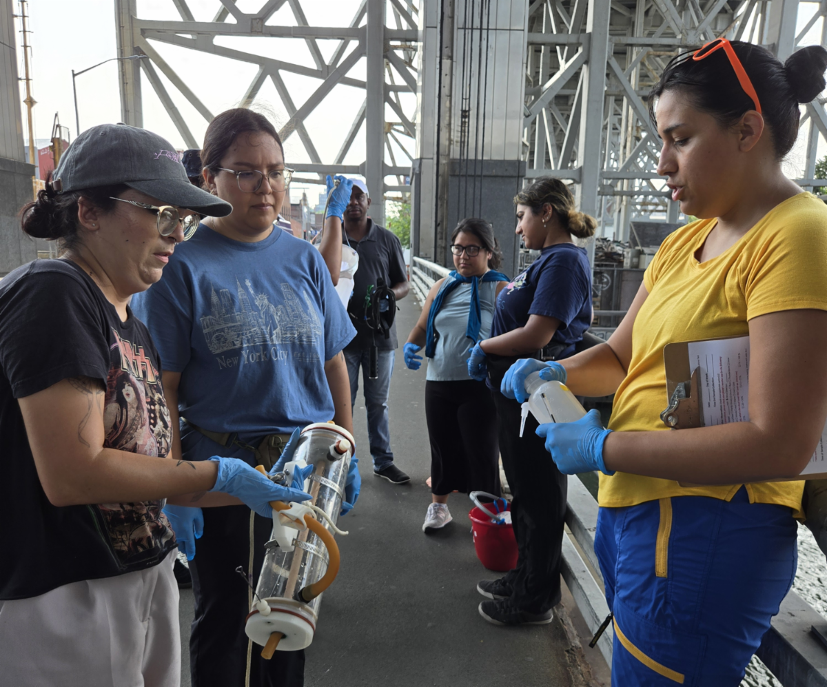 Fellows collecting samples as part of Citizens Science Day