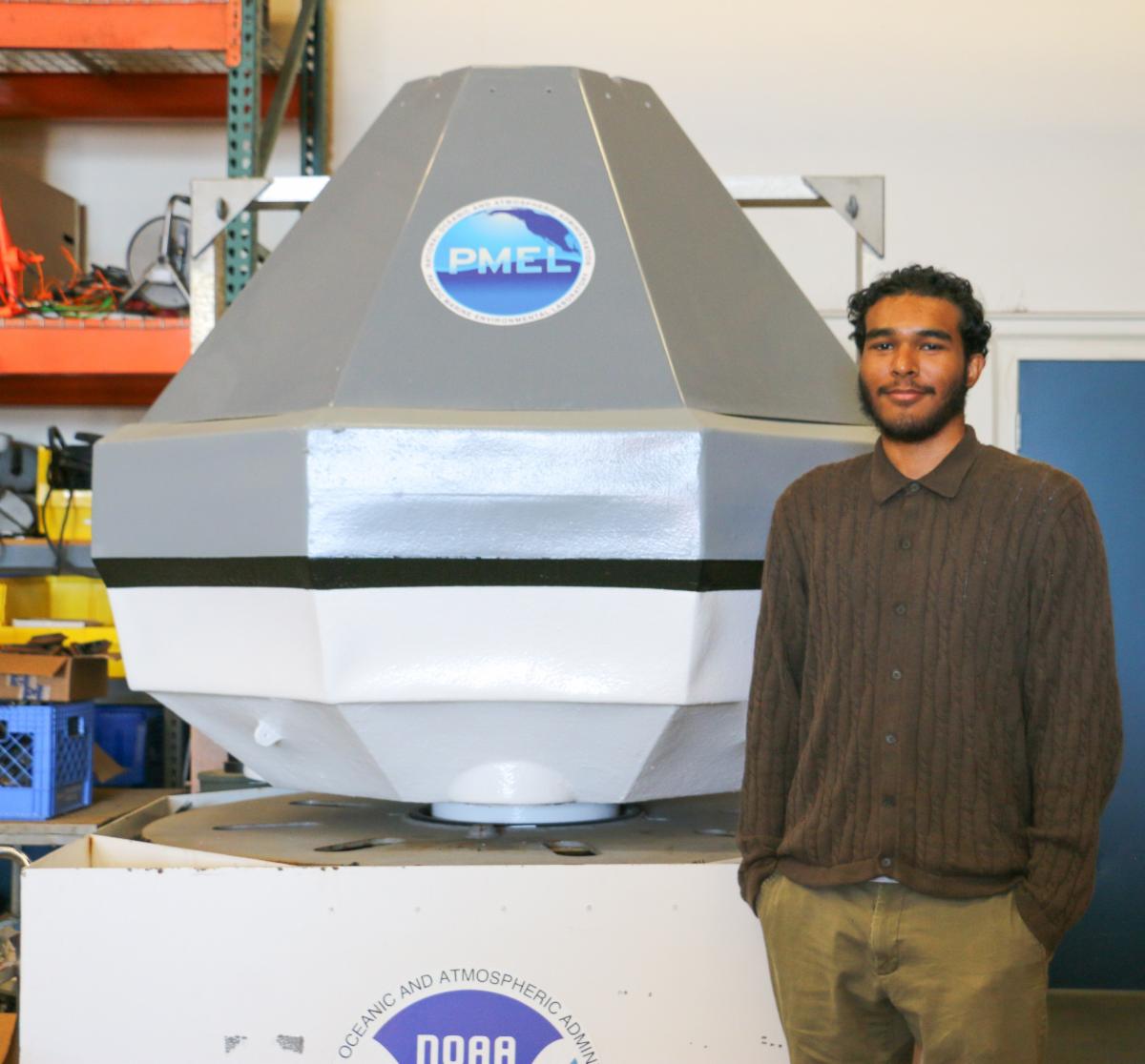 Andrew Dixon Cohort 3 M.S Fellow at his NERTO in PMEL