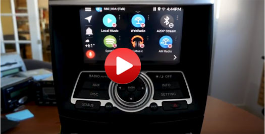 VLine in Infiniti without navigation