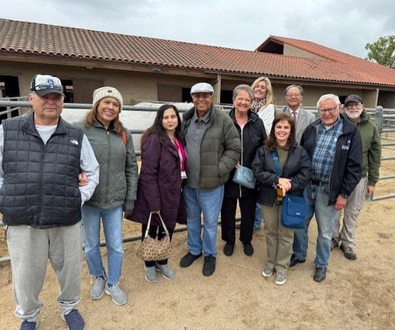 Pace Setters group at the Arabian Horse Center