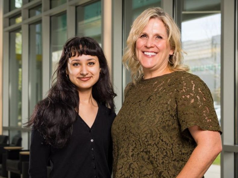 Ivanna Carrera with mentor Maureen Molini.
